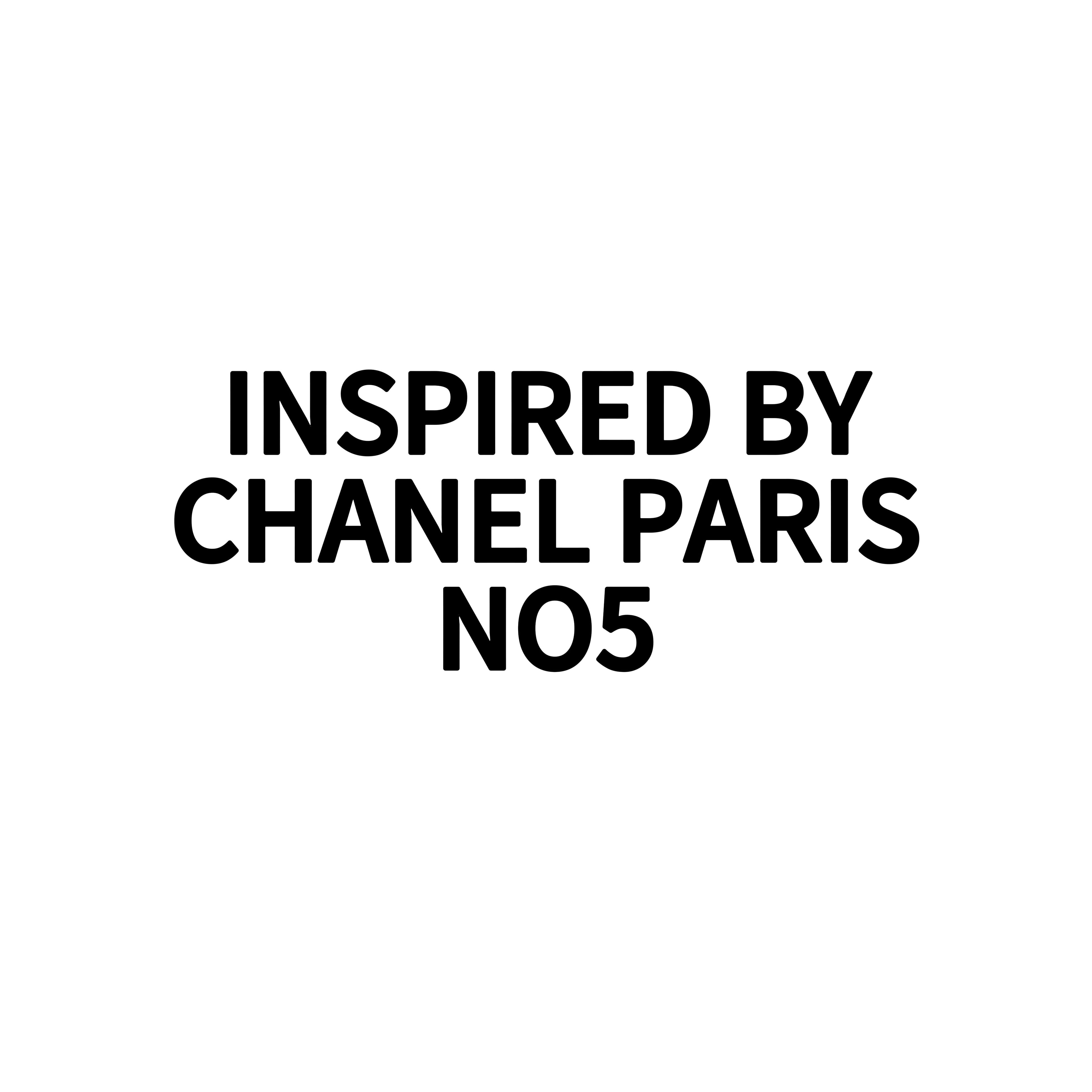 INSPIRED BY CHANEL PARIS NO5