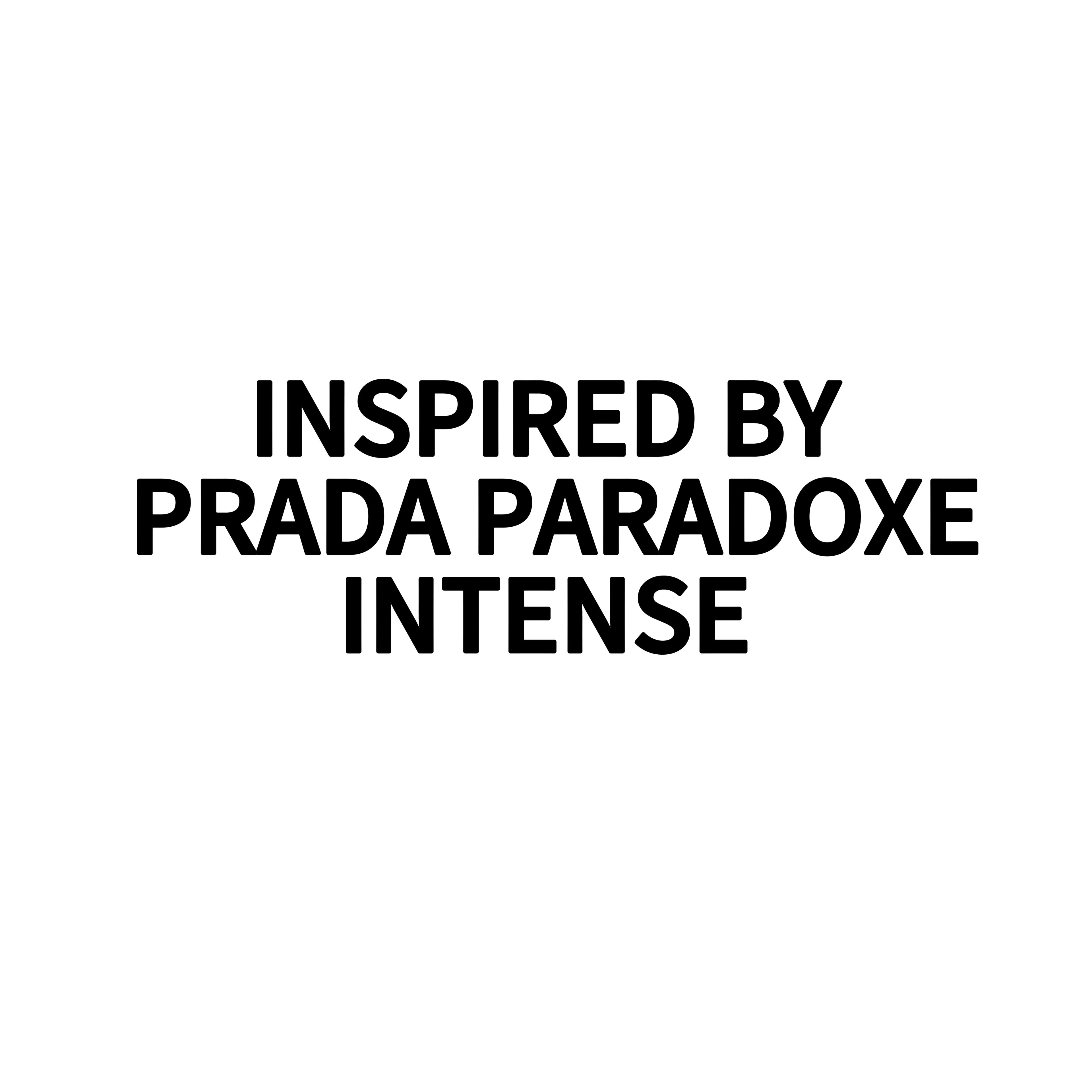 INSPIRED BY PRADA PARADOXE INTENSE