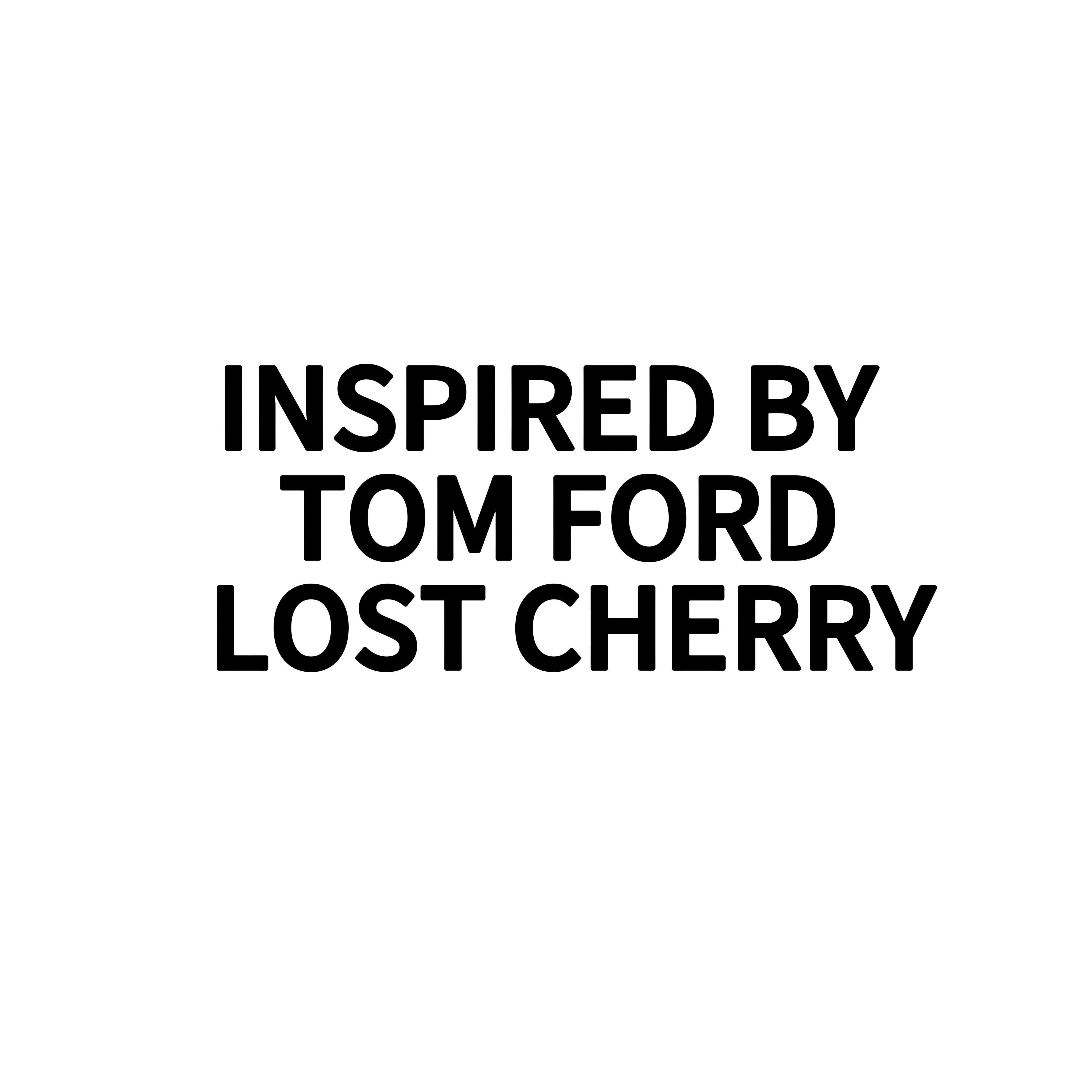 INSPIRED BY TOM FORD LOST CHERRY