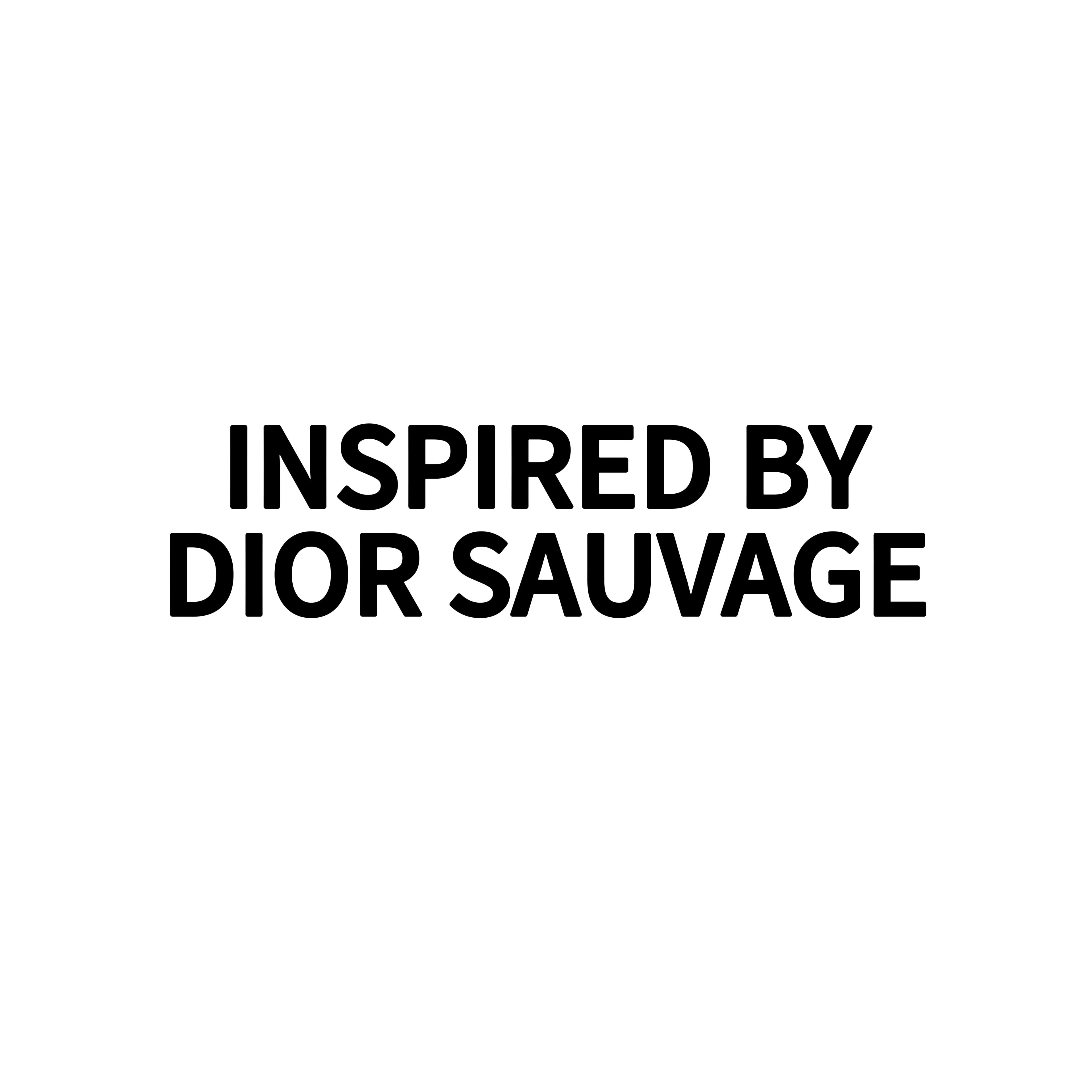 INSPIRED BY DIOR SAUVAGE